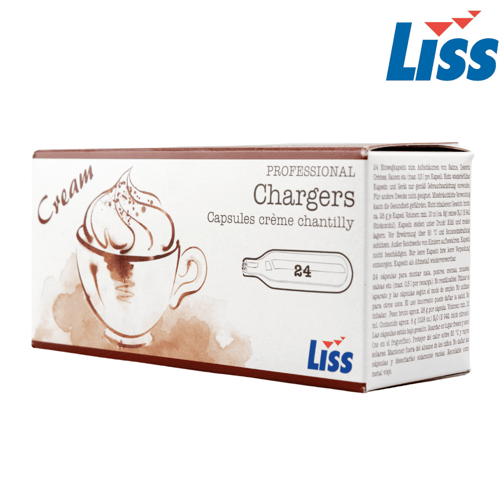 24 Liss Cream Chargers UK Delivery Taste Revolution